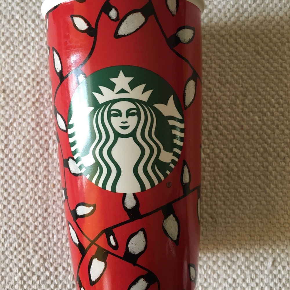 2 Starbucks Christmas 2016 Two Hot Tumbler Mugs